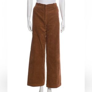 Brown Corduroy Pants - Small | runway Tory Burch